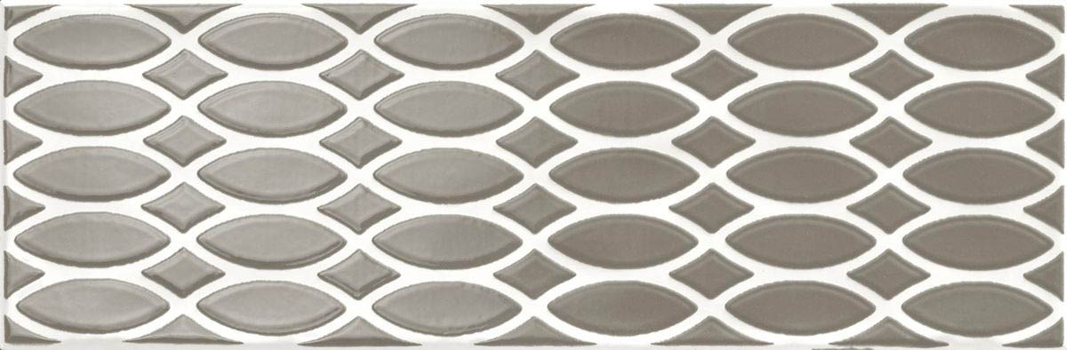 Плитка Ragno Brick Glossy Dec Anthracite от flatbox.by