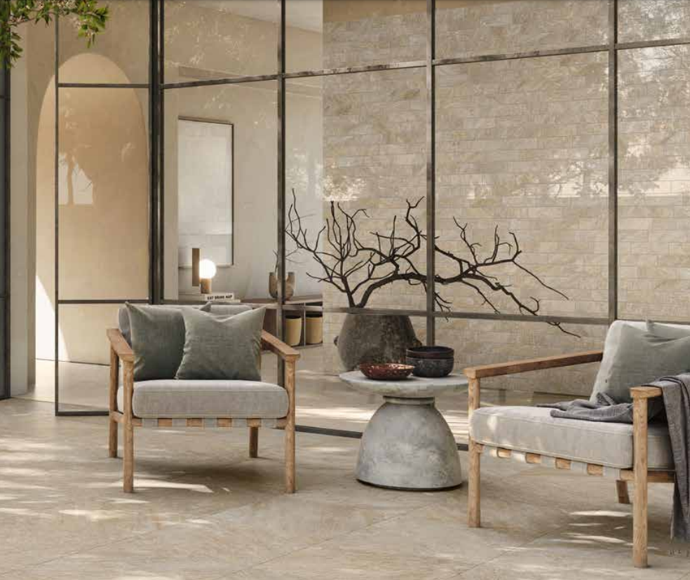 Керамогранит Casalgrande Padana Brickworks Petra Brick Sabbia от flatbox.by