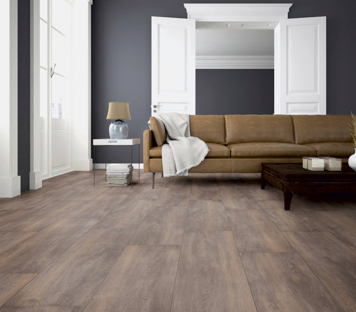 Ламинат Ter Hurne Trend Line Дуб Дымчато-Серый G06 1972 от flatbox.by
