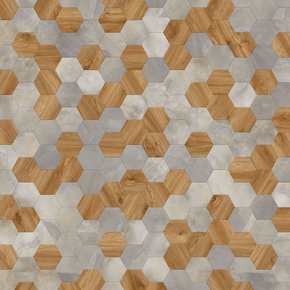 Виниловый пол Moduleo Moods Hexagon 334 от flatbox.by