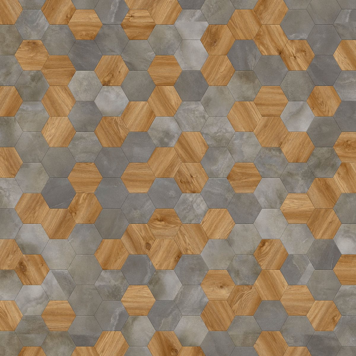 Виниловый пол Moduleo Moods Hexagon 323 от flatbox.by