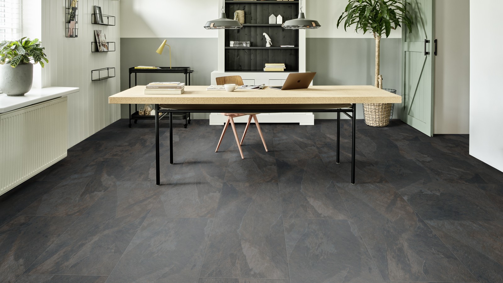 Виниловый пол Moduleo Impress Click Mustang Slate 70968 от flatbox.by