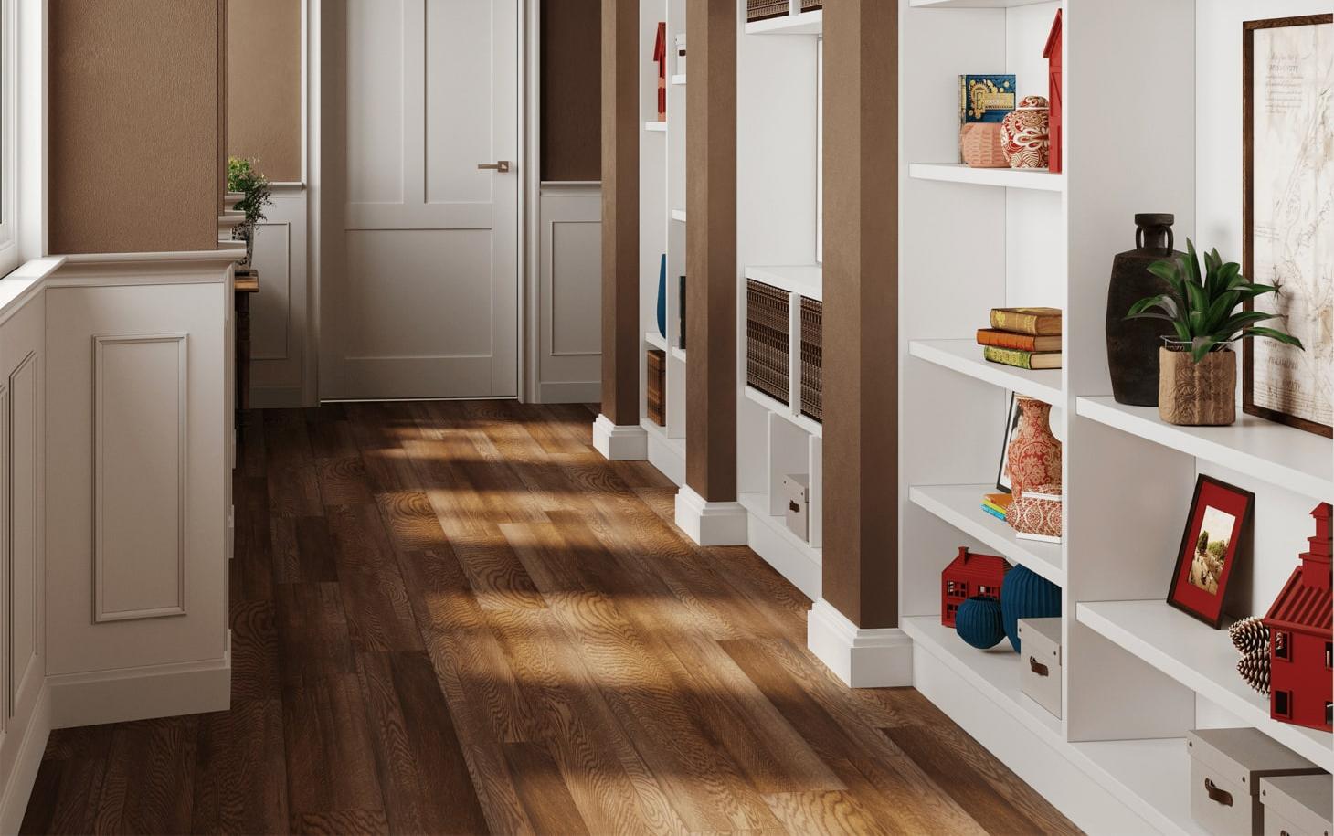 Виниловый пол (SPC) CM Floor ScandiWood 28 Орех 4мм, без подложки от flatbox.by
