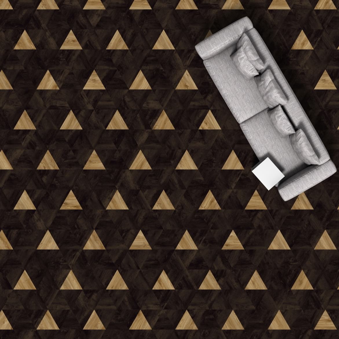 Виниловый пол Moduleo Moods Triangles 361 от flatbox.by