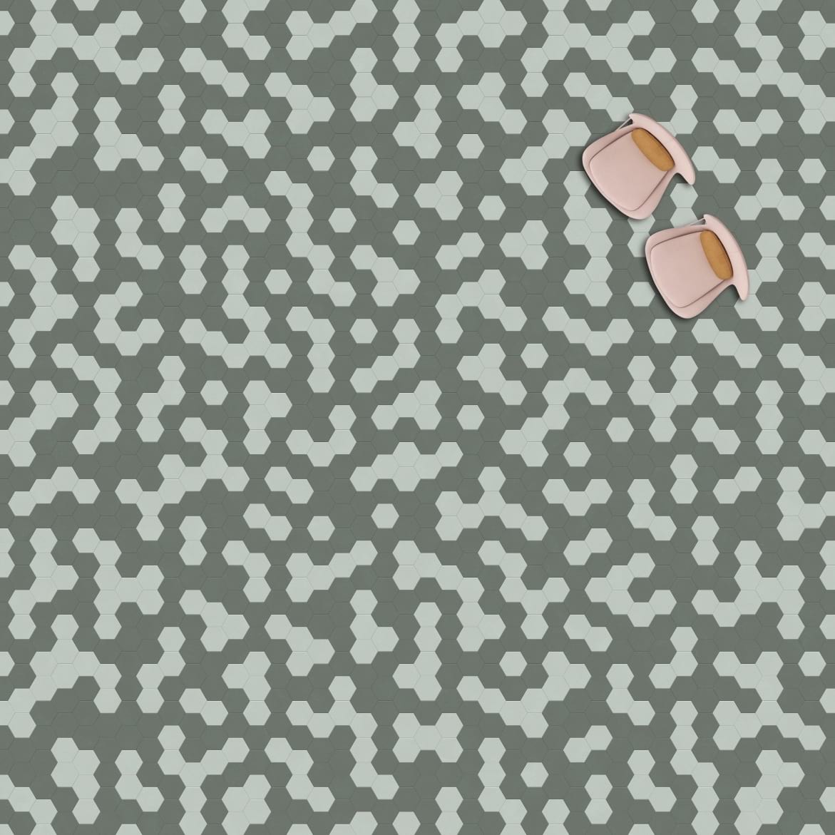 Виниловый пол Moduleo Moods Hexagon 339 от flatbox.by