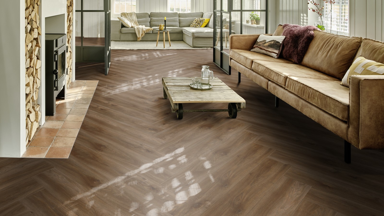 Виниловый пол Moduleo Impress Click Sierra Oak 58876 от flatbox.by