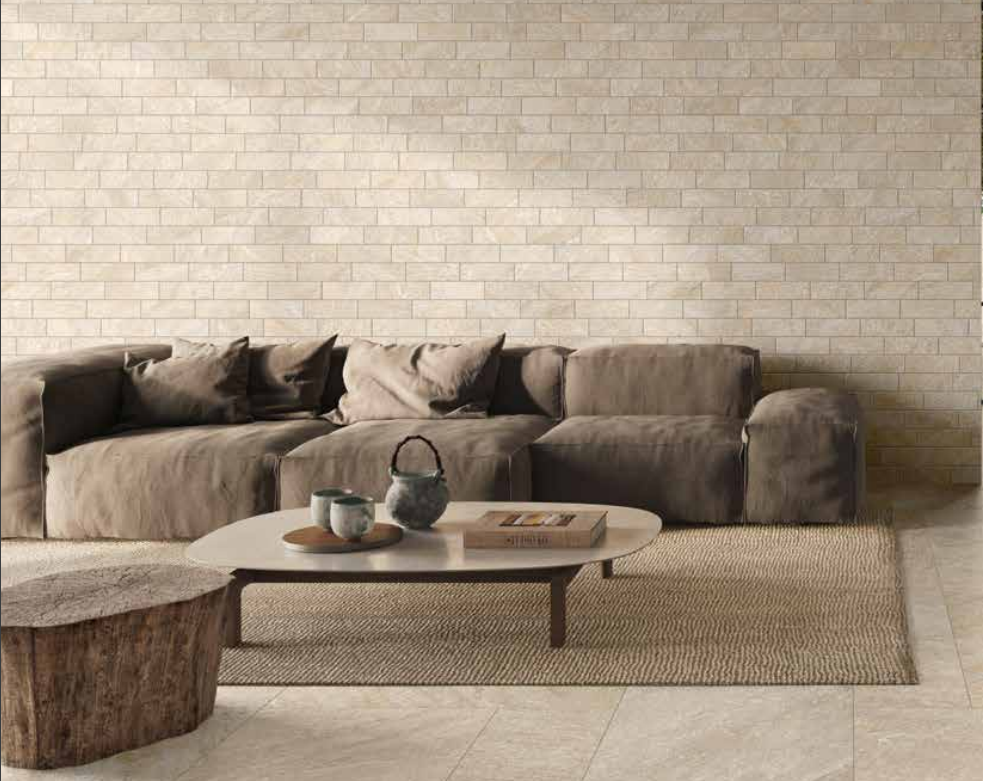 Керамогранит Casalgrande Padana Brickworks Petra Brick Sabbia от flatbox.by